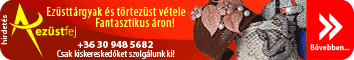 Ezüst ekszer hirdetes